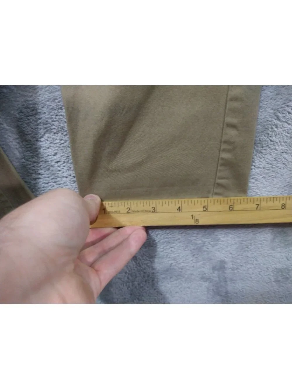 Banana Republic Pants Mens 32x34 Beige Chino Fulton Skinny Stretch Flat Front